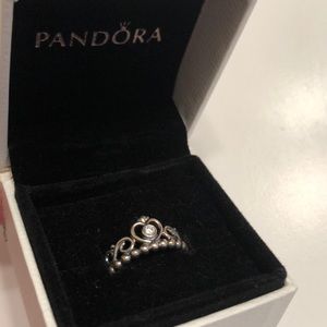 NEW Pandora My Princess Stackable Ring in Silver